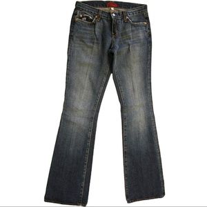 Blue Cult Jeans Distressed Straight Leg Jeans 27